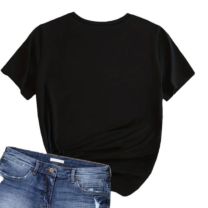 Dame Oversized T-Shirt med iøjnefaldende grafiktryk Stilla