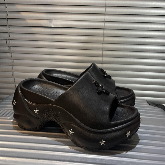 Damer Mode Clogs med pynt Stilla