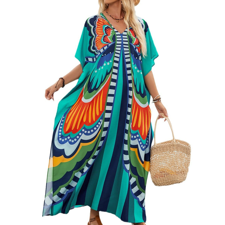 Femme Artistic Maxi Kaftan Kjole Stilla