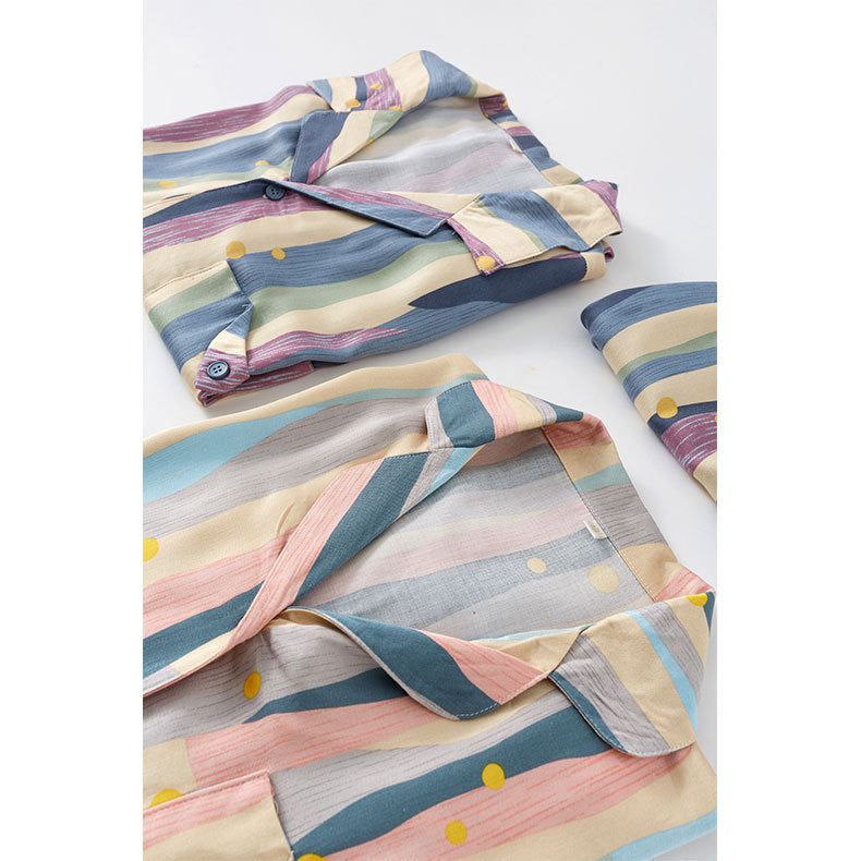 Dame Pyjama-sæt med unikt håndtegnet design og komfortabel pasform Stilla