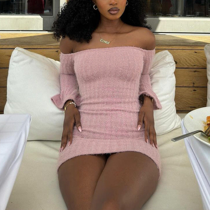 Dame Off-Shoulder Minikjole Skovae