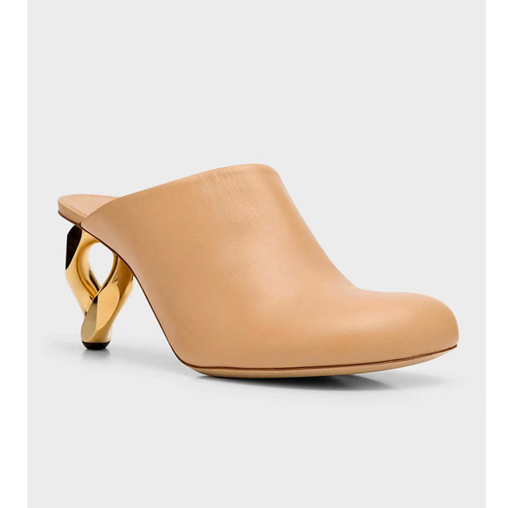 Femme Dekorative Høj-Platform Slide Mules Stilla