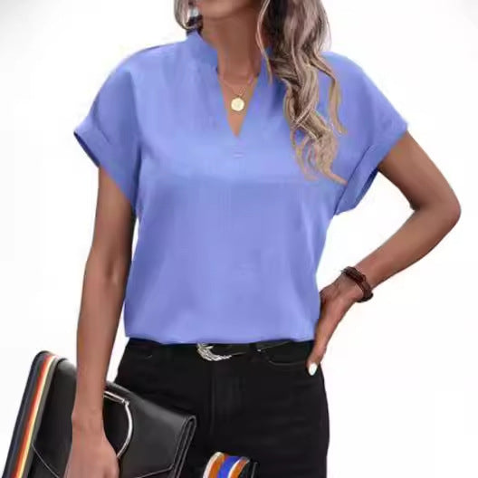 Damer løs top i minimalistisk stil Stilla