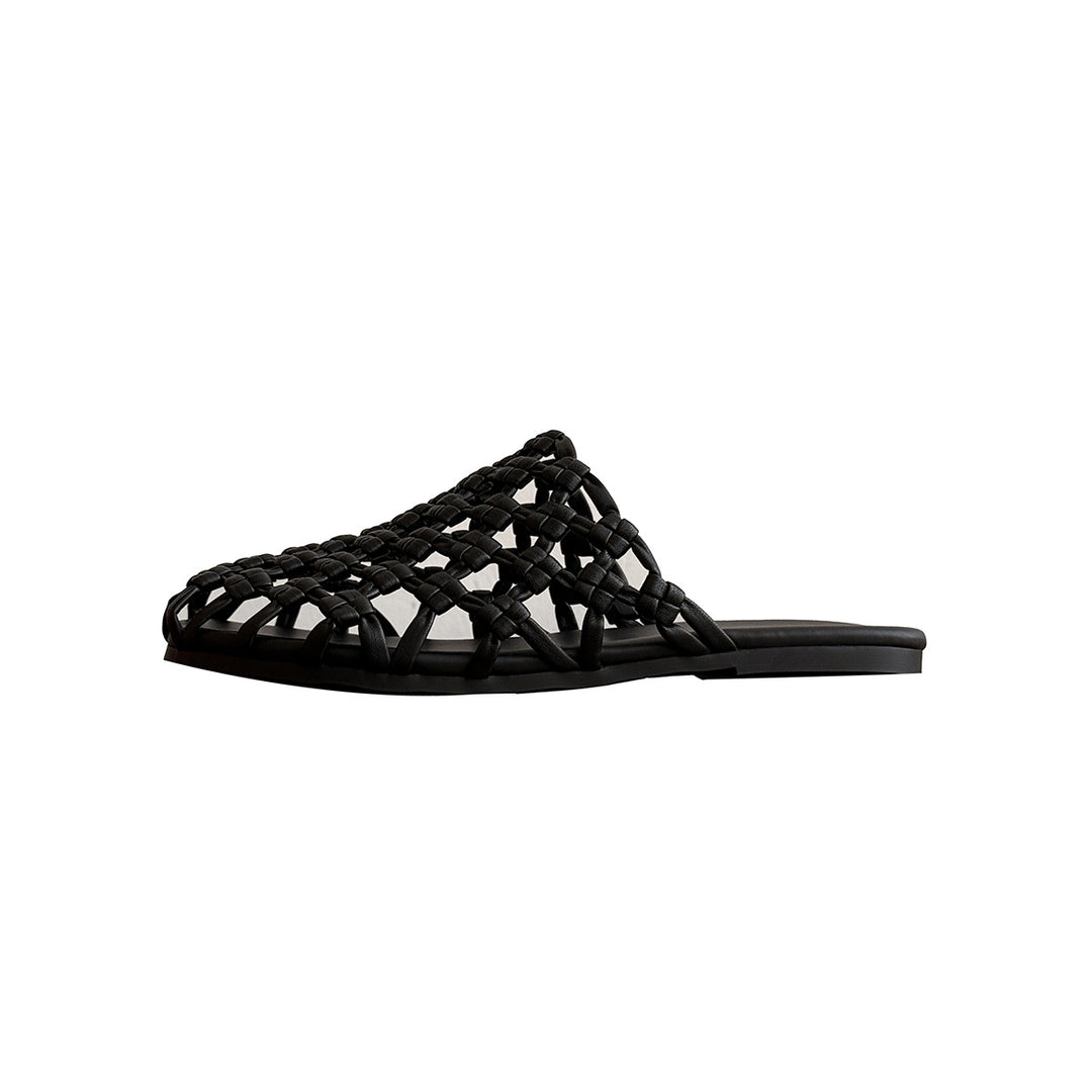 Femme Woven Slide Mules Stilla