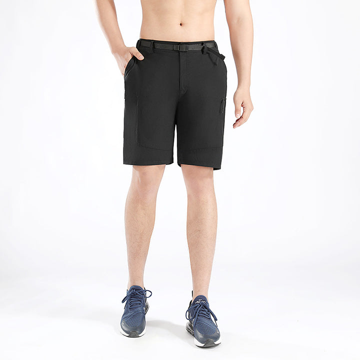 Herrer Multifunktionelle Outdoor-Shorts med elastisk talje og praktiske lommer Stilla