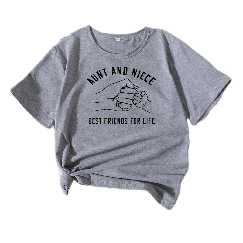 Dame Fritids Forhold Grafik T-shirt Stilla