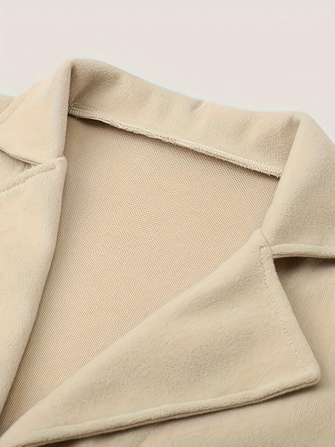 Dame elegant oversized-jakke med struktureret stof og dobbelt knaplukning Stilla