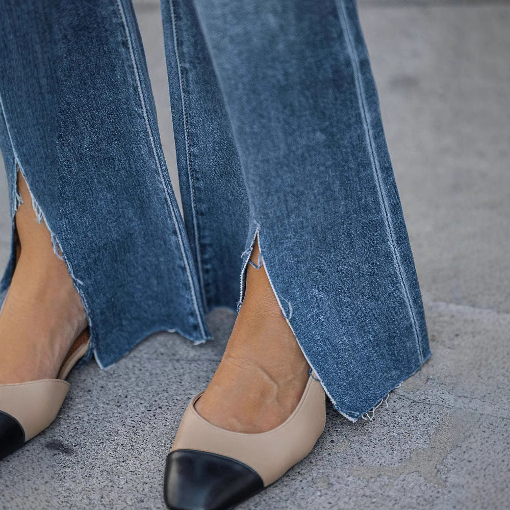 Dame flared jeans Stilla