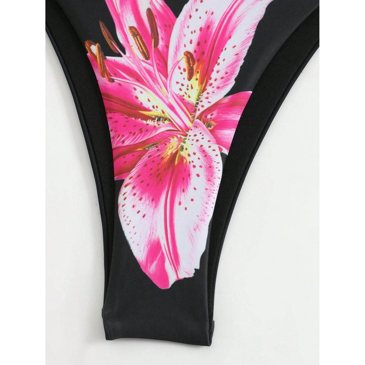 Damer Bikini-sæt med elegant indpakningsdesign og matchende maxierock Stilla