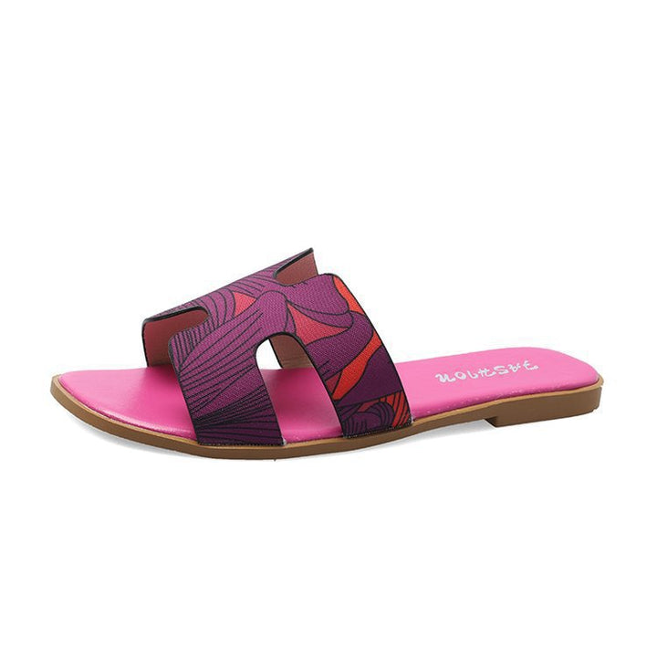 Dame Mode Strand sandaler med farverigt indre futter og behagelig sål design Stilla