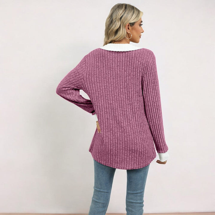 Stilla | Klassisk Bluse Med Lange Ærmer