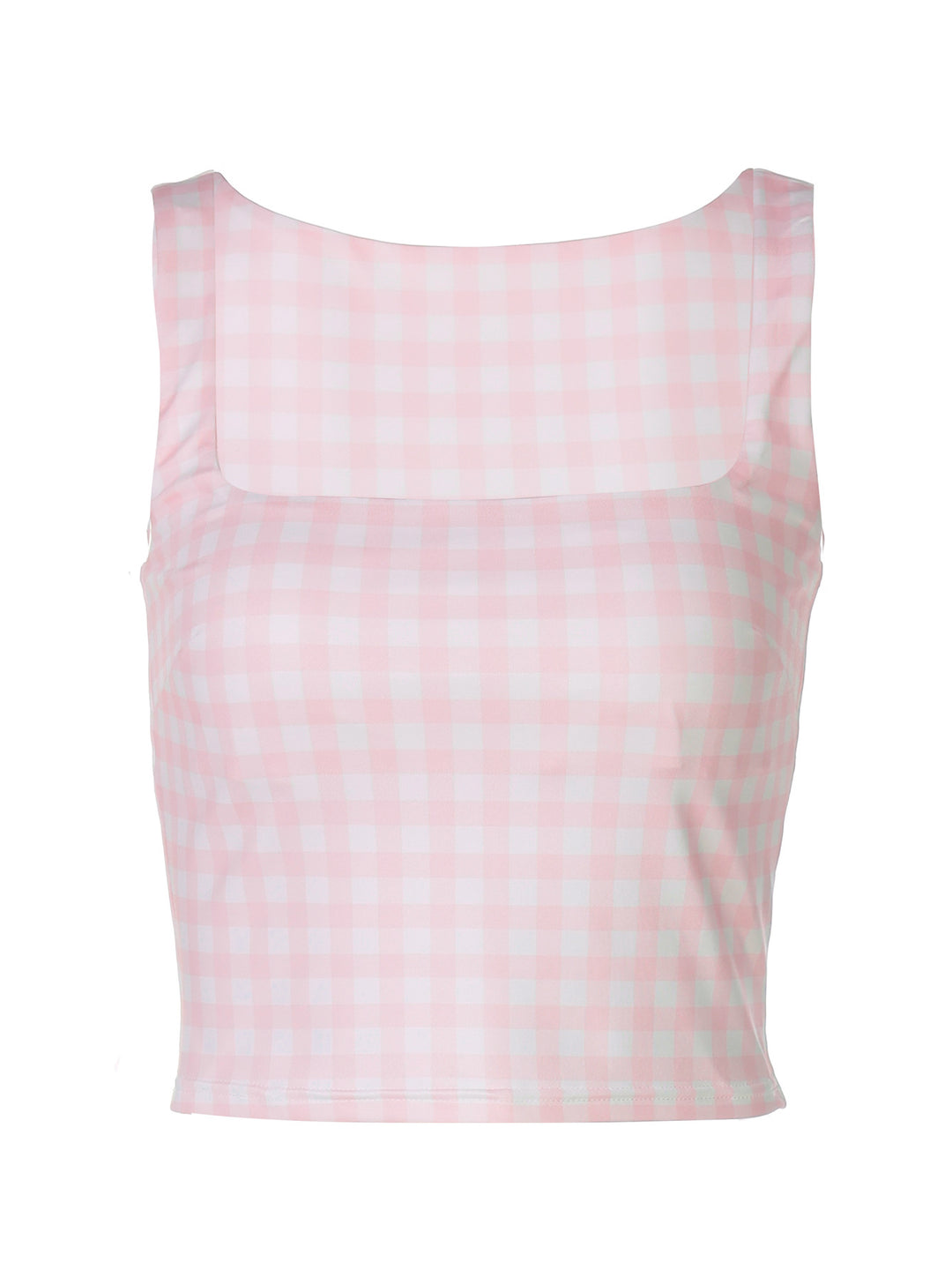 Dame Crop-Top i moderne ternetdesign med firkantet udskæring Stilla