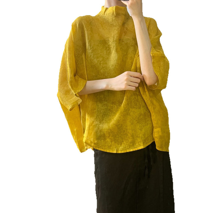 Femme Let Relaxed Fit Linned Top Stilla