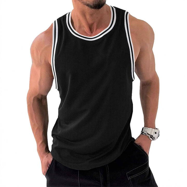 Herrernes Sporty Fitness Tanktop med åndbart materiale Stilla