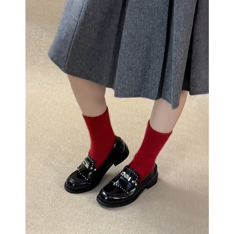 Dame Chic Dekorative Remme Loafer Stilla