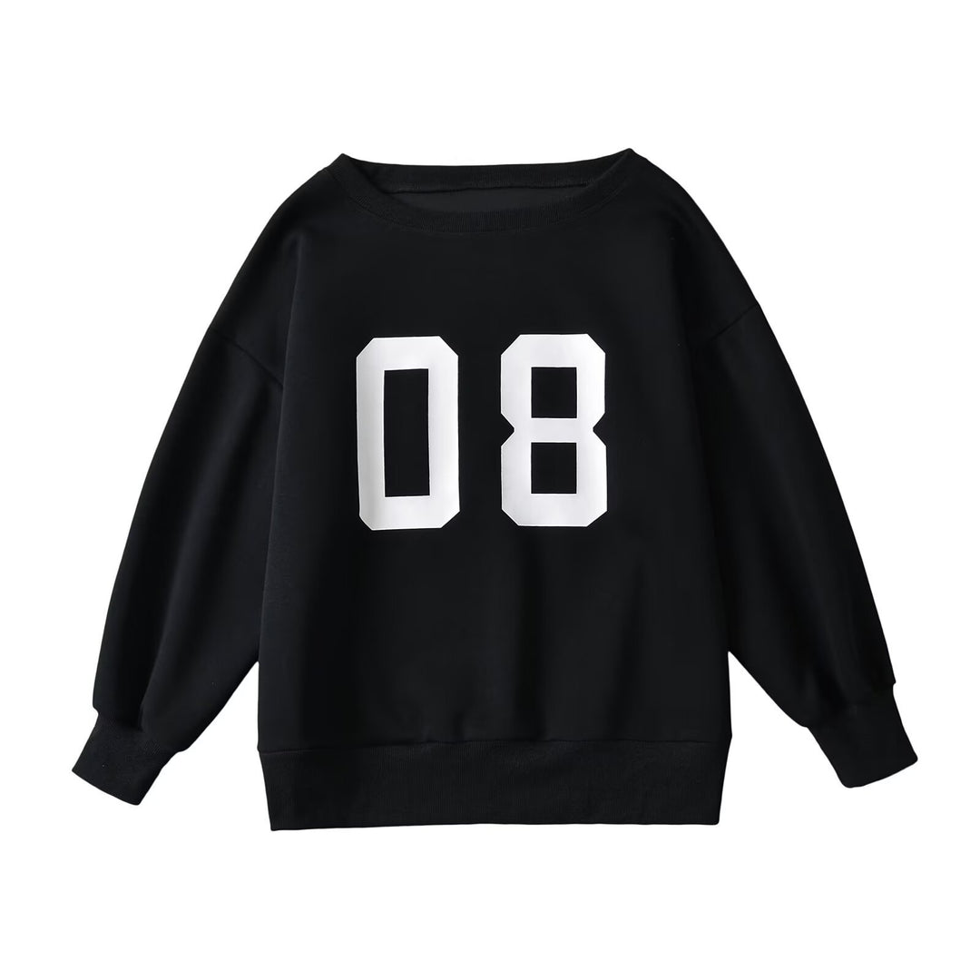 Dame Oversized Sweatshirt med sporty print og afslappet snit Stilla