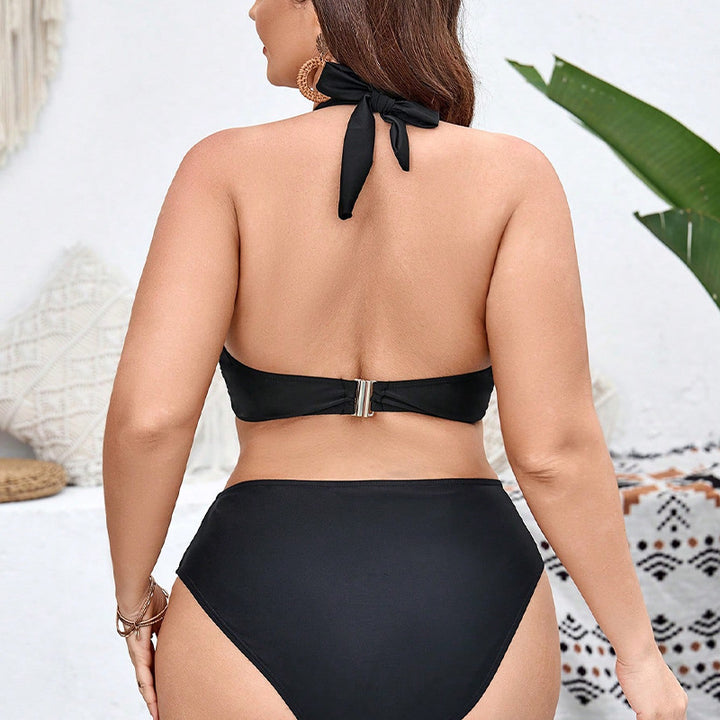 Dame bikini-top med elegant krydsning og støttende snit Skovae