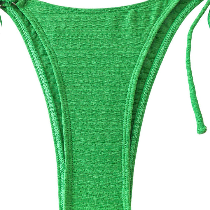 Dame elegant bandeau-bikini-sæt med justerbare bånd Stilla