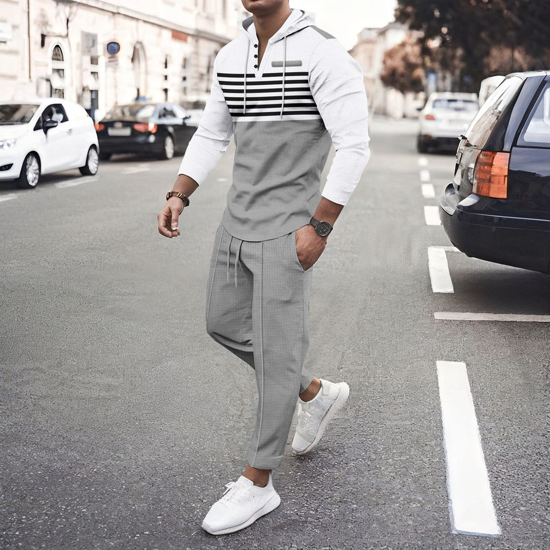 Herrer sporty top og joggingbukser set Stilla