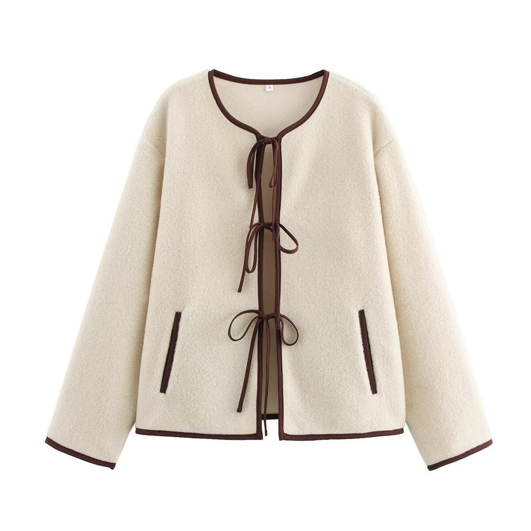 Femme Cozy Boucle Jakke Stilla