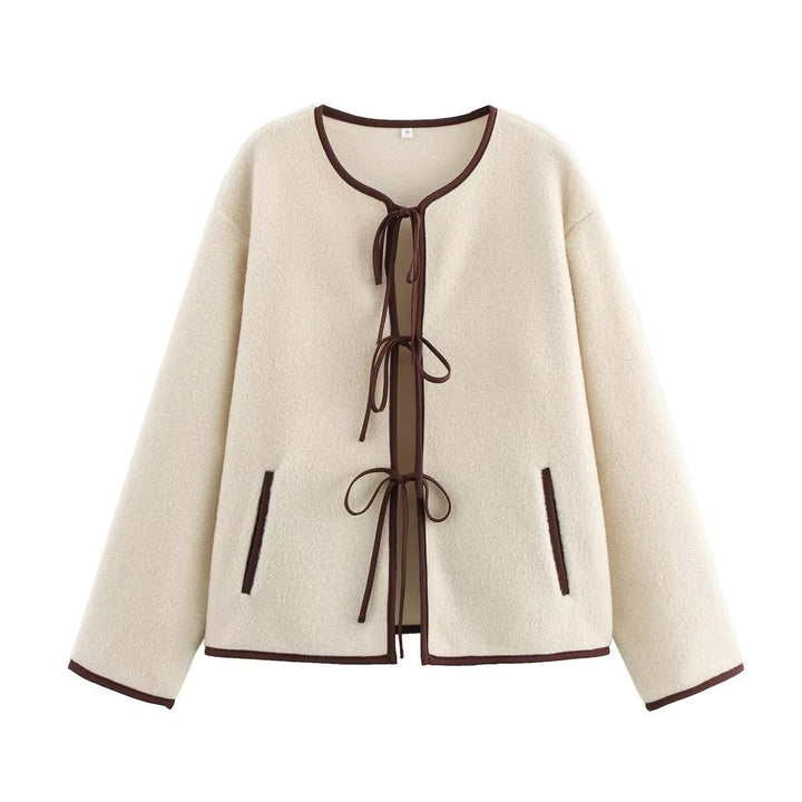 Femme Cozy Boucle Jakke Stilla
