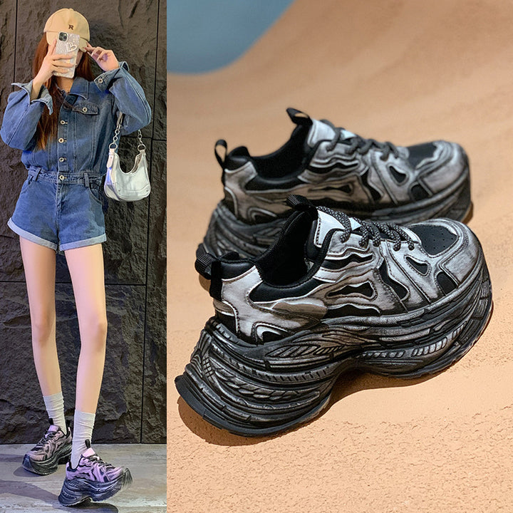 Dame Chunky Sneakers med innovativt dæmpningssystem og ergonomisk sålekonstruktion Stilla