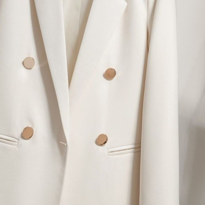 Kvinders elegante og moderne snit blazer med dobbelt knaplukning Stilla