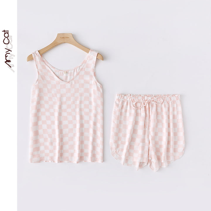 Dame bluse top med blomstret design og maxilængde snit Stilla