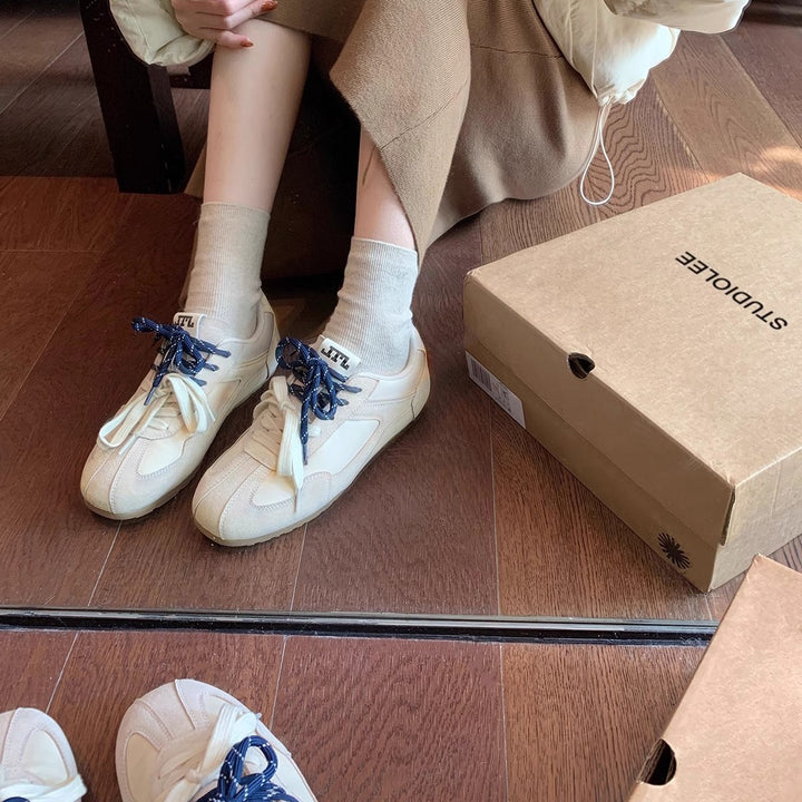 Herre Retro Suede Sport Sneakers Stilla