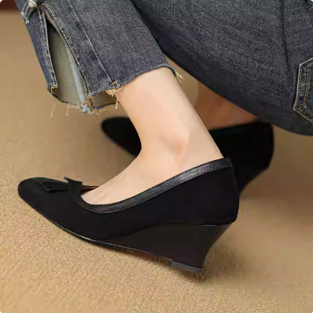 Dame Elegant Wedge Balletsko Stilla
