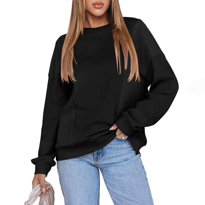 Dame afslappet oversized sweater med moderne snit og blødt foer Stilla