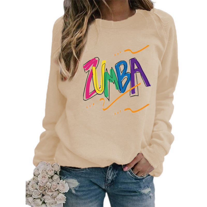 Dame sweatshirt med moderne Zumba design og casual fit Stilla