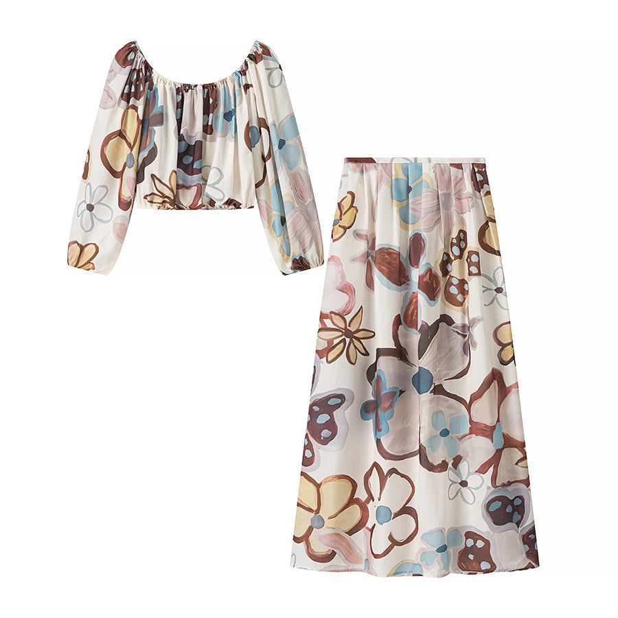Femme Elegante Mini Kjole med Ståkrave og Bælte Talje Stilla
