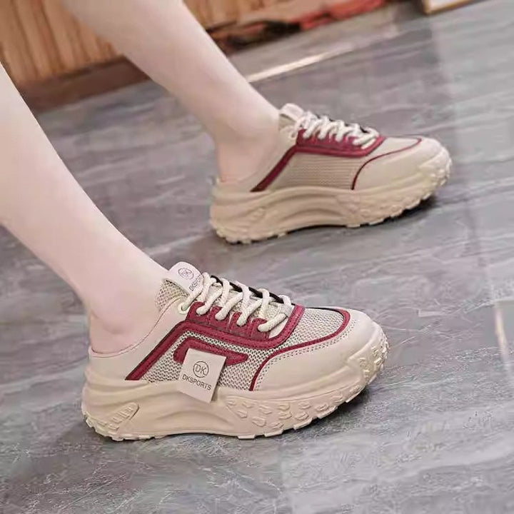 Dame Sneakers med åndbar mesh-overflade og skridsikker sål Stilla