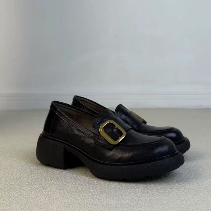 Dame Chunky Loafer Clogs med dekorative spænder Stilla