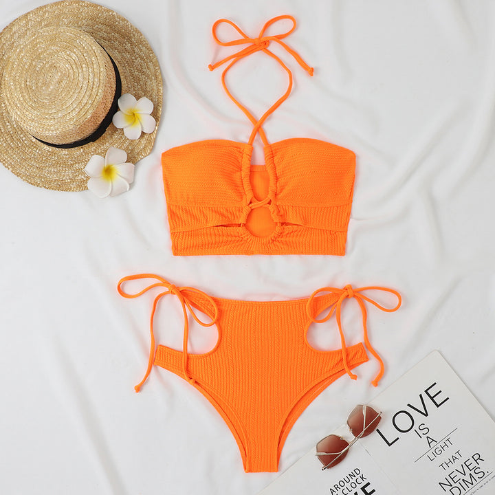Femme Chic Cut-Out Bandeau Bikini Sæt Stilla