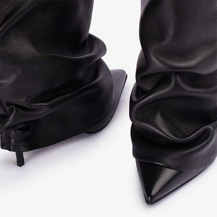 Femme Skulptureret Over-the-Knee Hæl Støvler Stilla