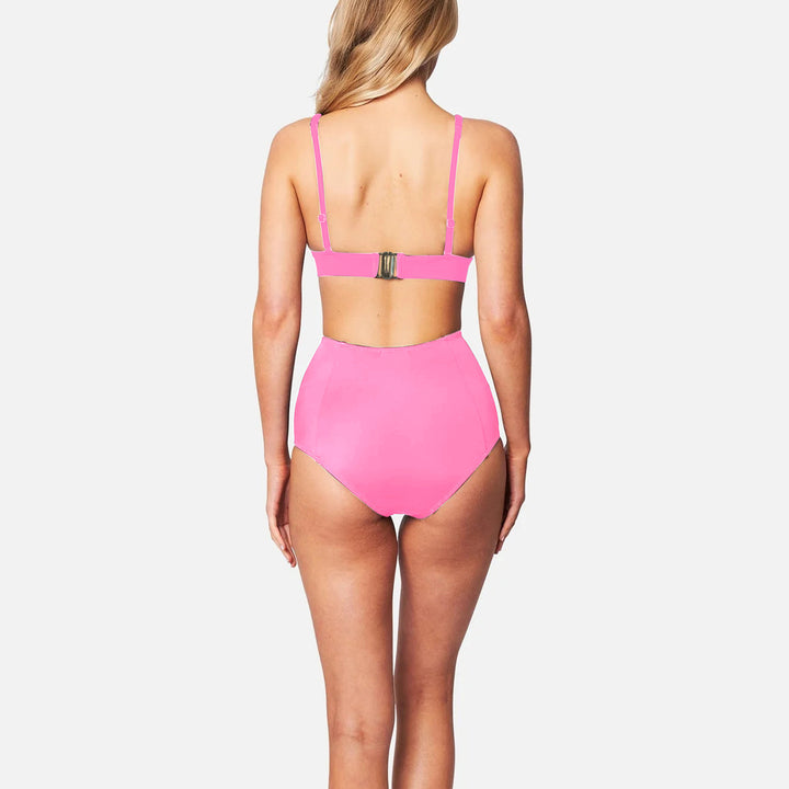 Damer Højskåret Bikini med dyb V-udskæring Skovae