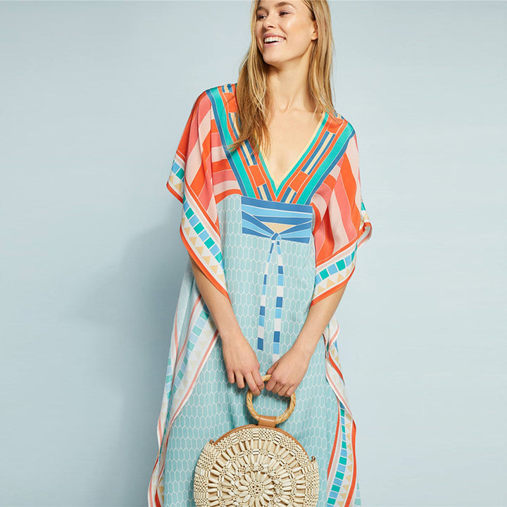 Dame Bohemian-stil Strand Overgang Kjole Stilla
