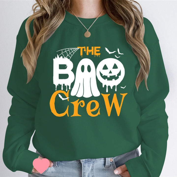 Kvinders sweatshirt med Halloween-tema og kreativ grafisk tryk Stilla