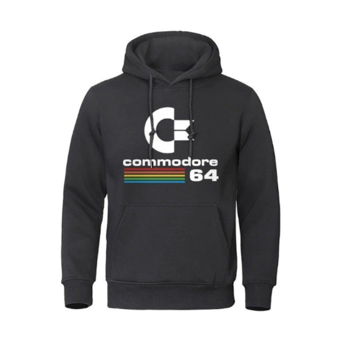 Kvinders hoodie med retro computer motiv Skovae