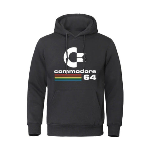 Kvinders hoodie med retro computer motiv Skovae
