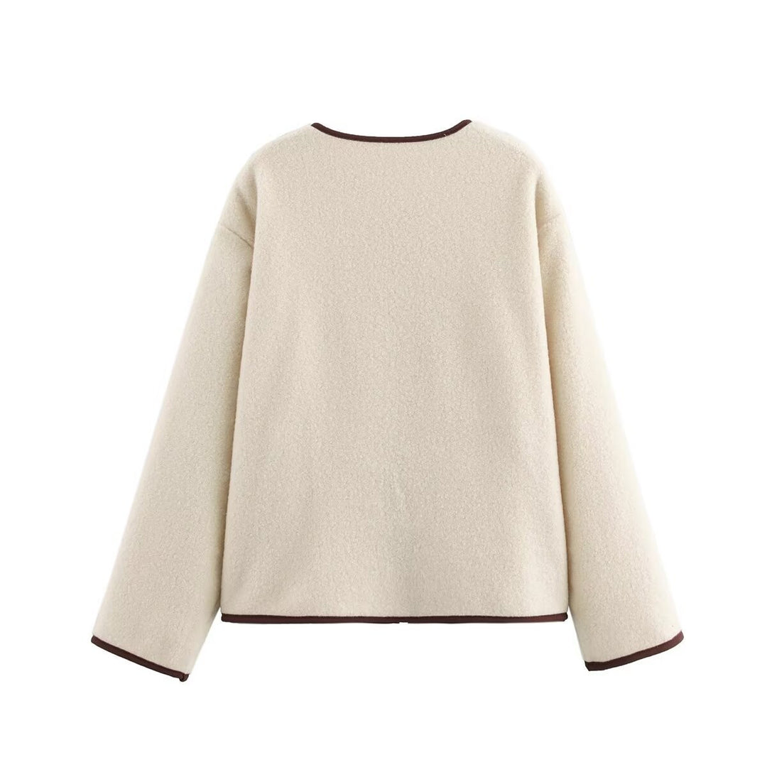 Femme Cozy Boucle Jakke Stilla