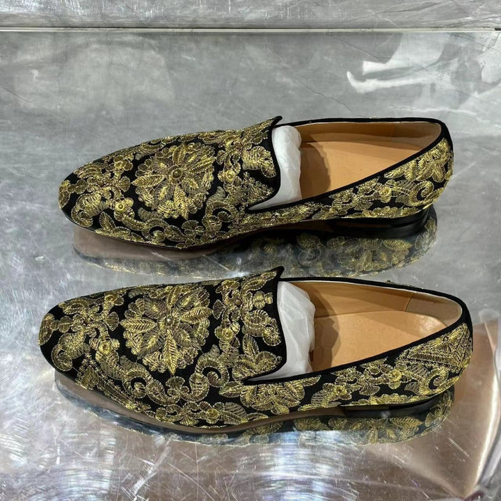 Femme Ornate Bestickte Slipper Stilla