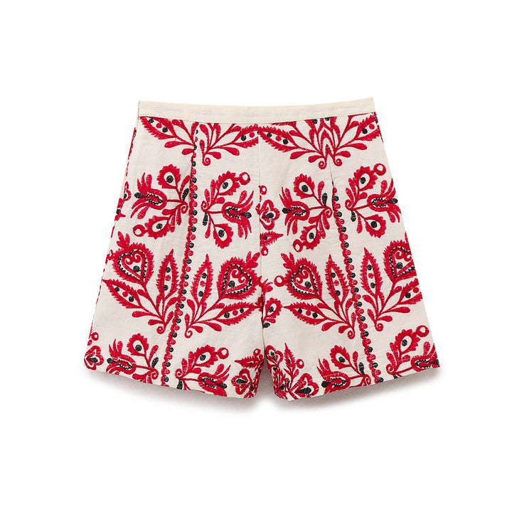 Femme Bestikede Sommer Shorts Stilla