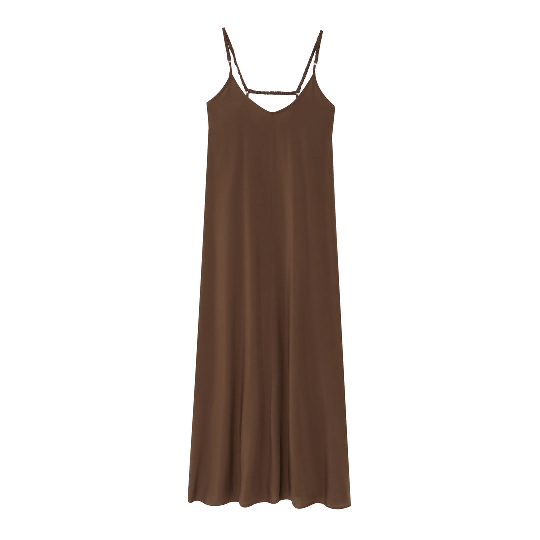 Femme Maxi Spaghetti bærestropkjole med justerbare stropper Stilla 1750153536