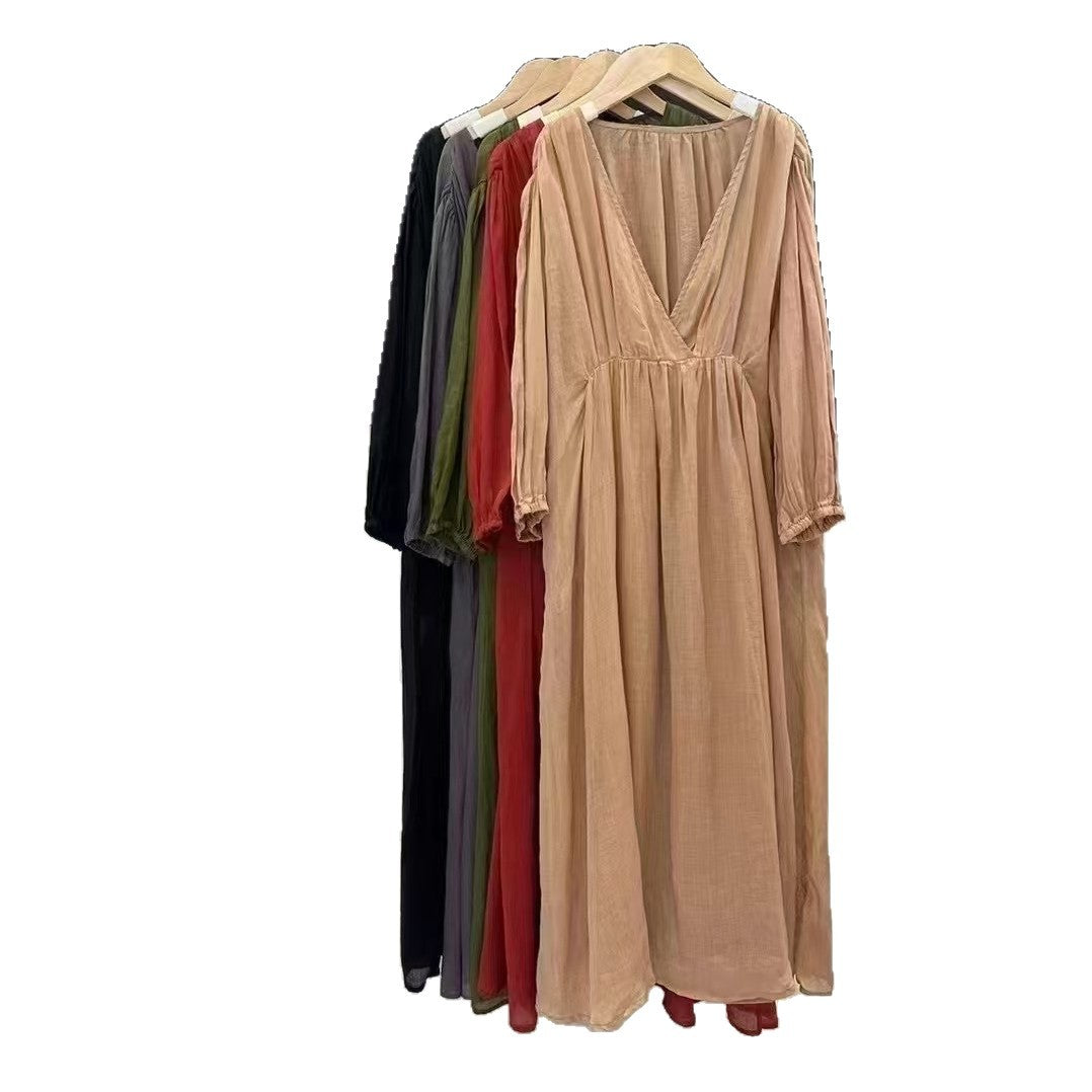 Femme Elegant Flydende Maxi Kjole Stilla