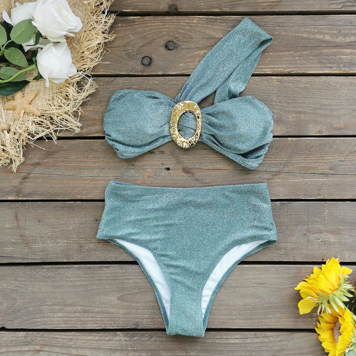 Dame bikini-sæt med luksuriøst indviklet design og funklenede smykkedetalje Stilla