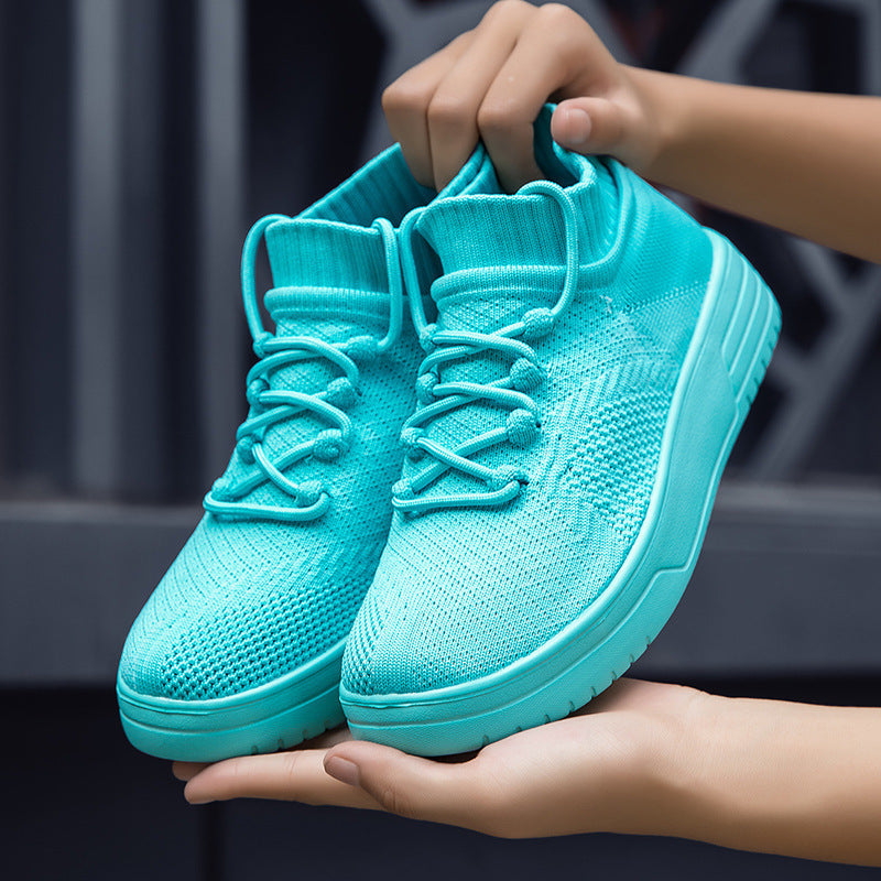 Herrer High-Top Strik Fritid Sneakers Stilla