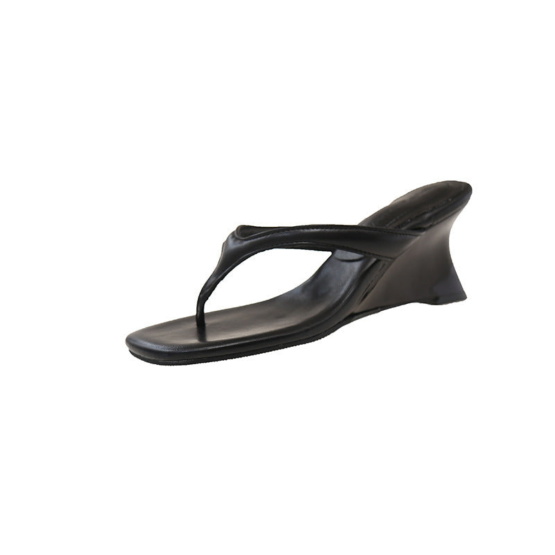 Dame Wedge Flip-Flops med Komfort-Fit-rem Stilla